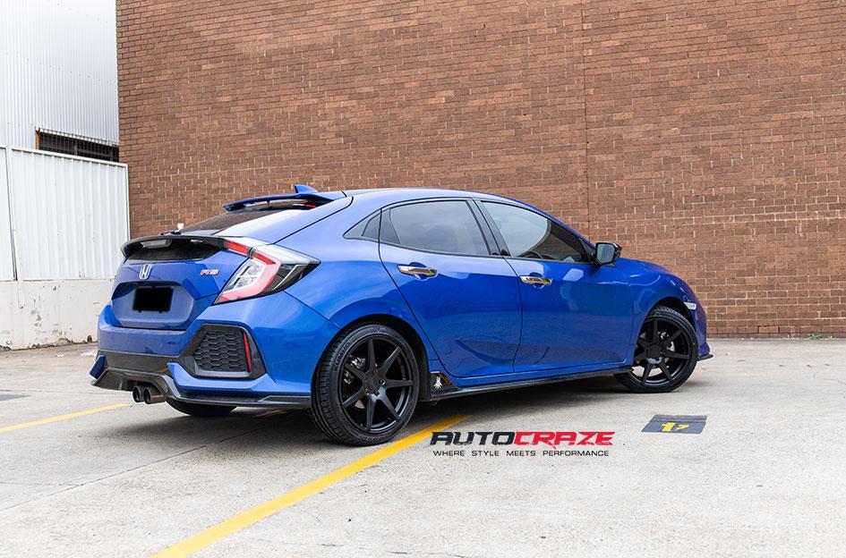 HONDA CIVIC 5 STUD RS2 MATTE BLACK